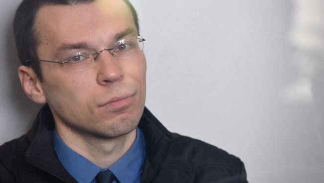 Журналист Василий Муравицкий на заседании в суде Житомира. 29 марта 2018 Журналист Василий Муравицкий на заседании в суде Житомира. 29 марта 2018