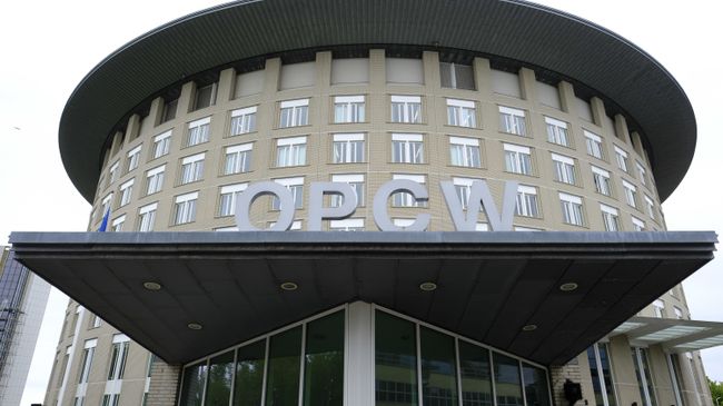 Штаб-квартира Организации по запрещению химического оружия в Гааге, Нидерланды. Архивное фото Штаб-квартира Организации по запрещению химического оружия в Гааге, Нидерланды. Архивное фото