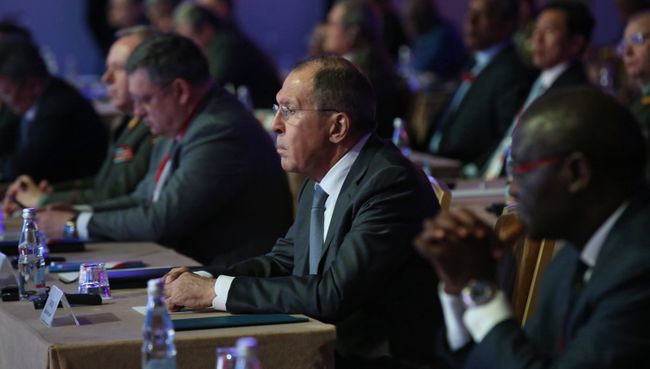 Сергей Лавров на VII Московской конференции по международной безопасности. 5 апреля 2018 Сергей Лавров на VII Московской конференции по международной безопасности. 5 апреля 2018