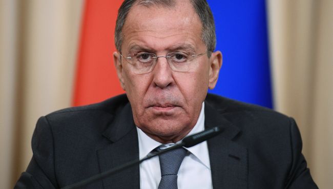 Министр иностранных дел России Сергей Лавров. Архивное фото