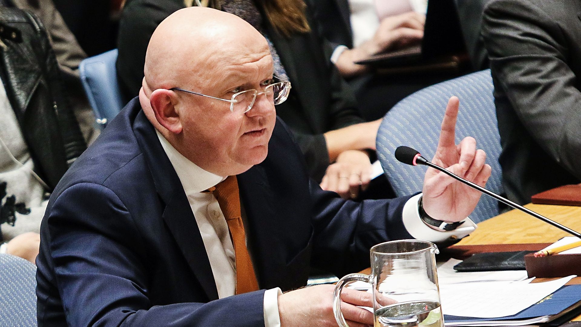 Постоянный представитель РФ при ООН Василий Небензя Постоянный представитель РФ при ООН Василий Небензя - РИА Новости, 1920, 15.04.2024