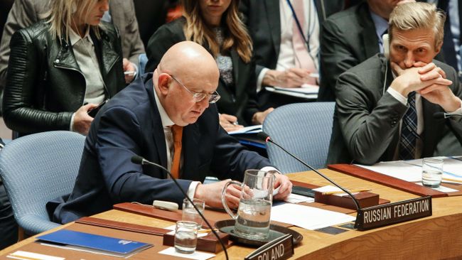 Постоянный представитель РФ при ООН Василий Небензя Постоянный представитель РФ при ООН Василий Небензя
