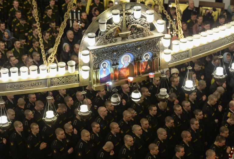 Празднование Пасхи в Кронштадте