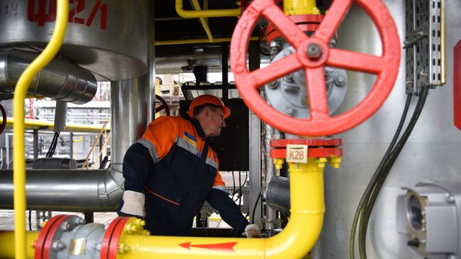 Газодобывающее предприятие на Украине. Архивное фото Газодобывающее предприятие на Украине. Архивное фото