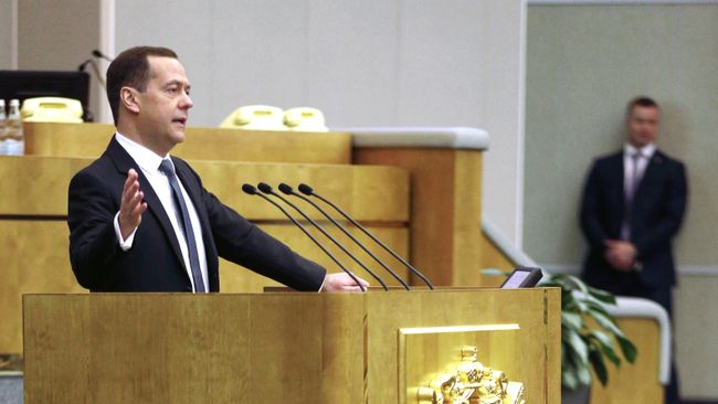 Дмитрий Медведев выступает в Государственной Думе РФ. 11 апреля 2018 Дмитрий Медведев выступает в Государственной Думе РФ. 11 апреля 2018