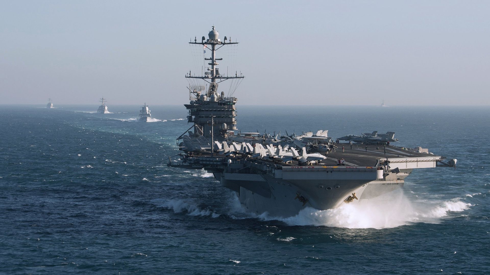 Американский авианосец USS Harry Truman Американский авианосец USS Harry Truman - РИА Новости, 1920, 23.05.2022