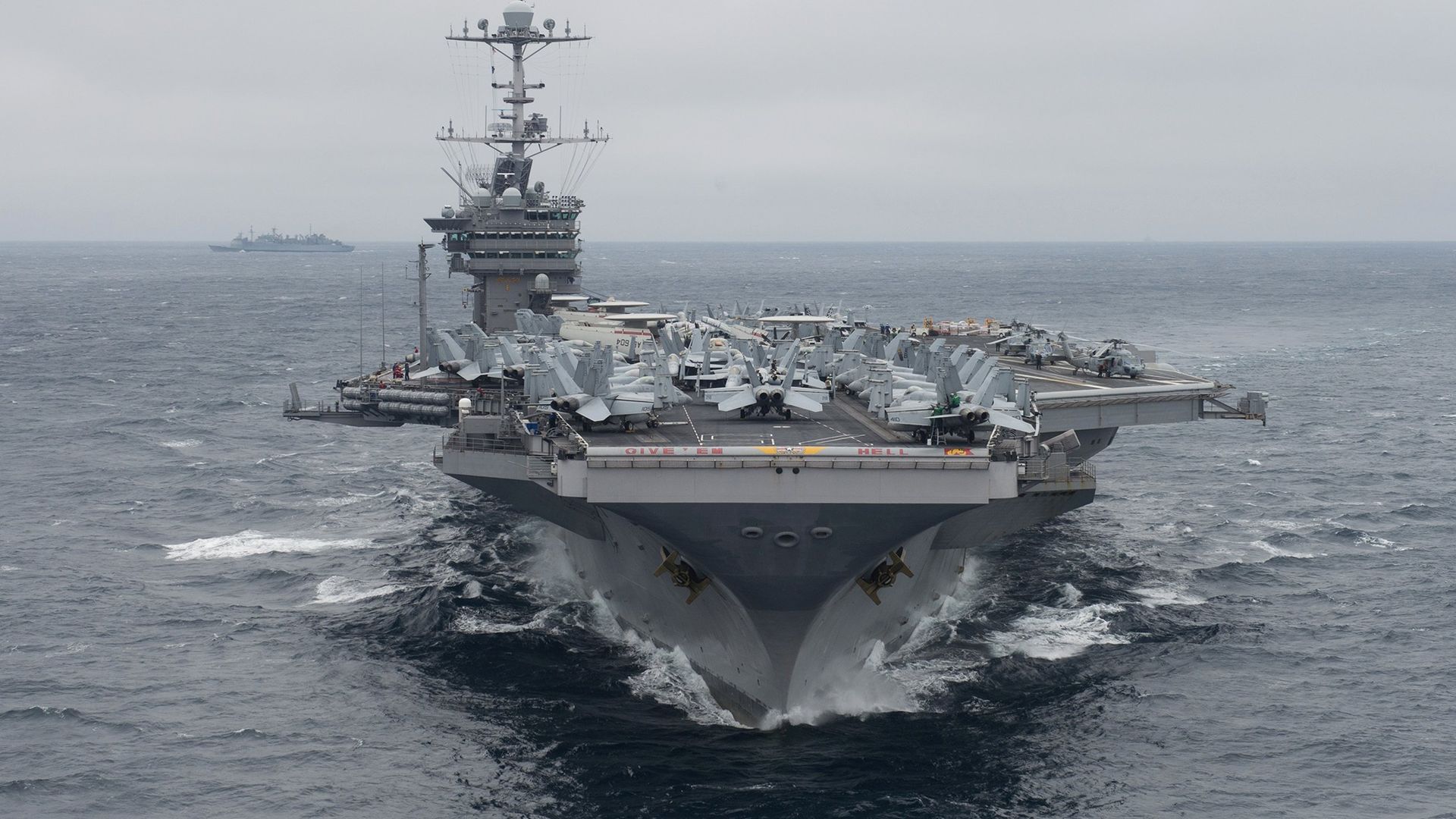 Американский авианосец USS Harry Truman Американский авианосец USS Harry Truman - РИА Новости, 1920, 17.03.2025