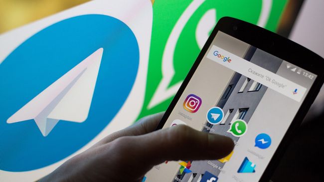 Логотип мессенджера Telegram. архивное фото