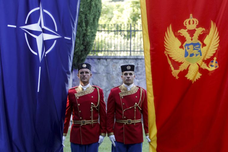Почетный караул на церемонии вступления Черногории в НАТО в Подгорице. 7 июня 2017 Почетный караул на церемонии вступления Черногории в НАТО в Подгорице. 7 июня 2017