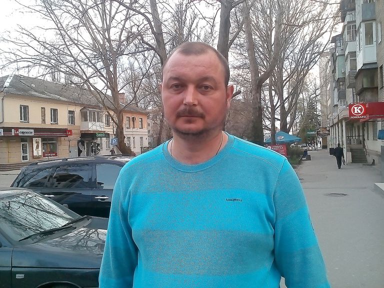 Капитан судна Норд Владимир Горбенко в Херсоне Капитан судна Норд Владимир Горбенко в Херсоне