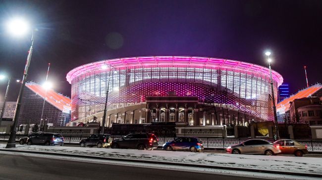 Стадион Екатеринбург Арена в Екатеринбурге. Архивное фото Стадион Екатеринбург Арена в Екатеринбурге. Архивное фото