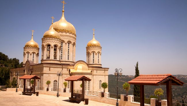Русский православный монастырь в Эйн-Кареме в Иерусалиме. Архивное фото