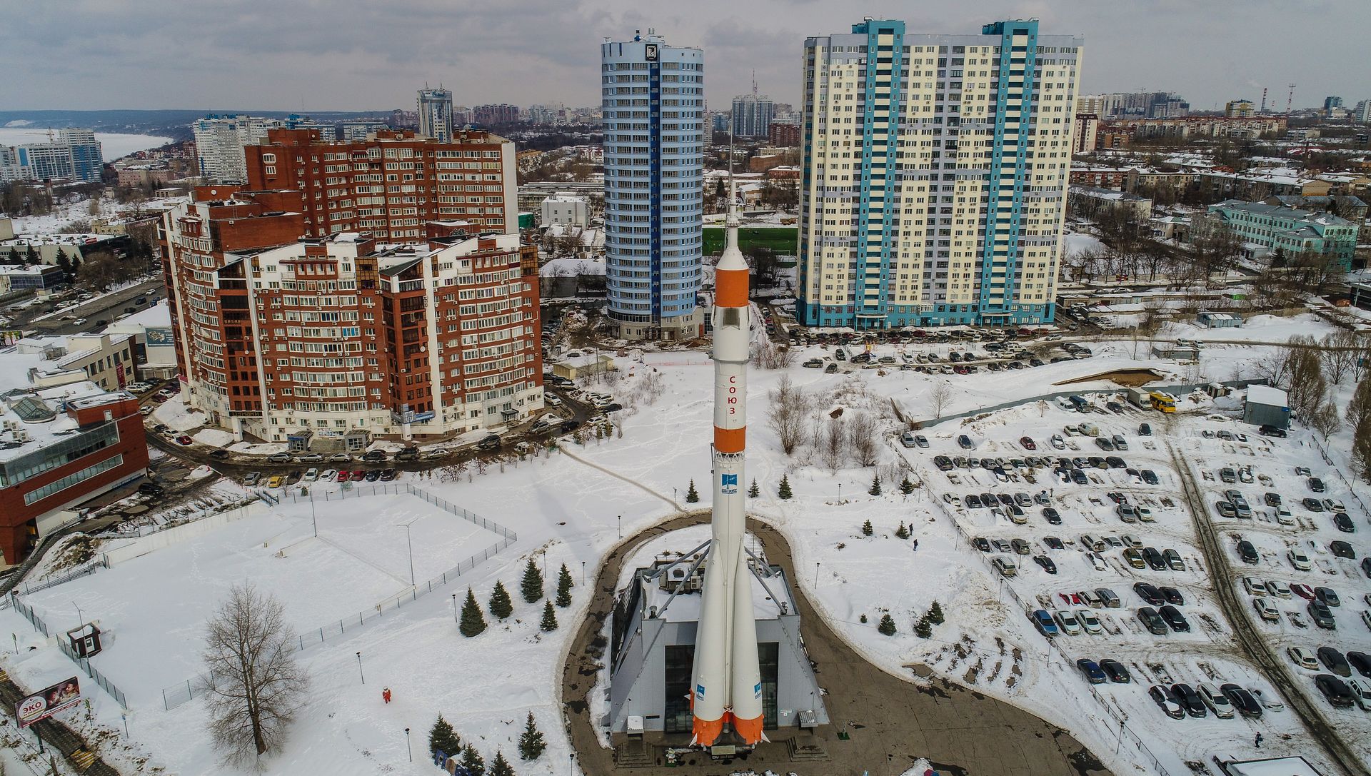 Монумент ракета-носитель Союз музея Самара Космическая им. Д. И. Козлова в Самаре Монумент ракета-носитель Союз музея Самара Космическая им. Д. И. Козлова в Самаре - РИА Новости, 1920, 10.12.2020