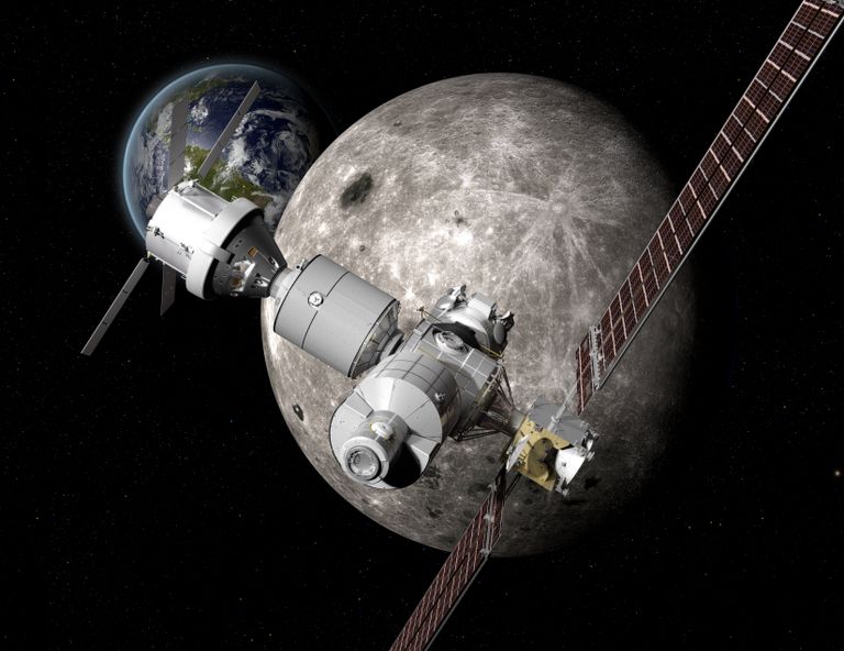Концепция лунной базы Deep Space Gateway Концепция лунной базы Deep Space Gateway