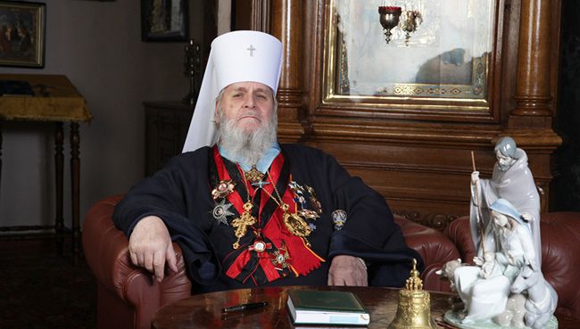 Митрополит Таллинский и всея Эстонии Корнилий. Архивное фото