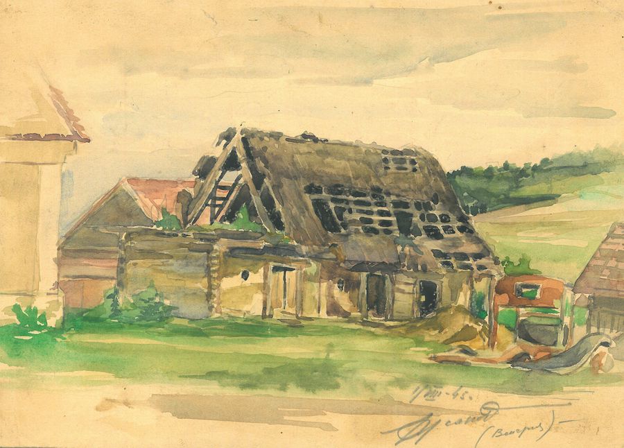 Фронтовой рисунок Светозара Русакова