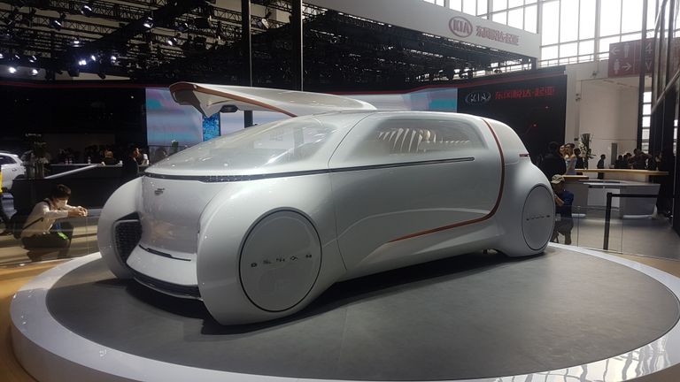 Автосалон AutoChina-2018 в Пекине, Китай. 25 апреля 2018 
