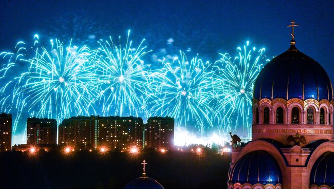 Международный фестиваль фейерверков Ростех. День второй Международный фестиваль фейерверков Ростех. День второй