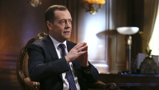 Председатель правительства РФ Дмитрий Медведев. Архивное фото