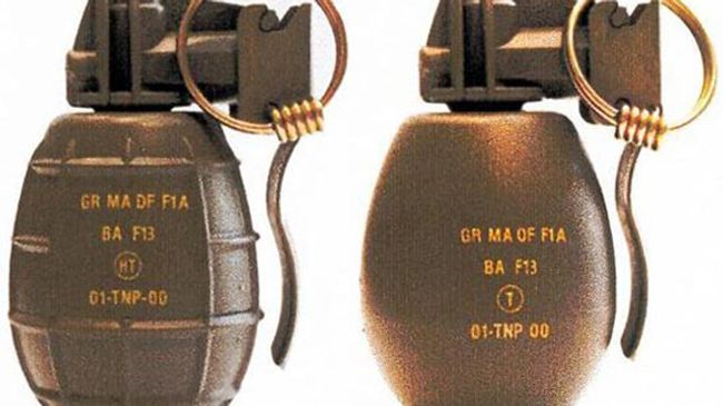 Ручные гранаты LU 213 (слева) и LU 216 (справа) Ручные гранаты LU 213 (слева) и LU 216 (справа)