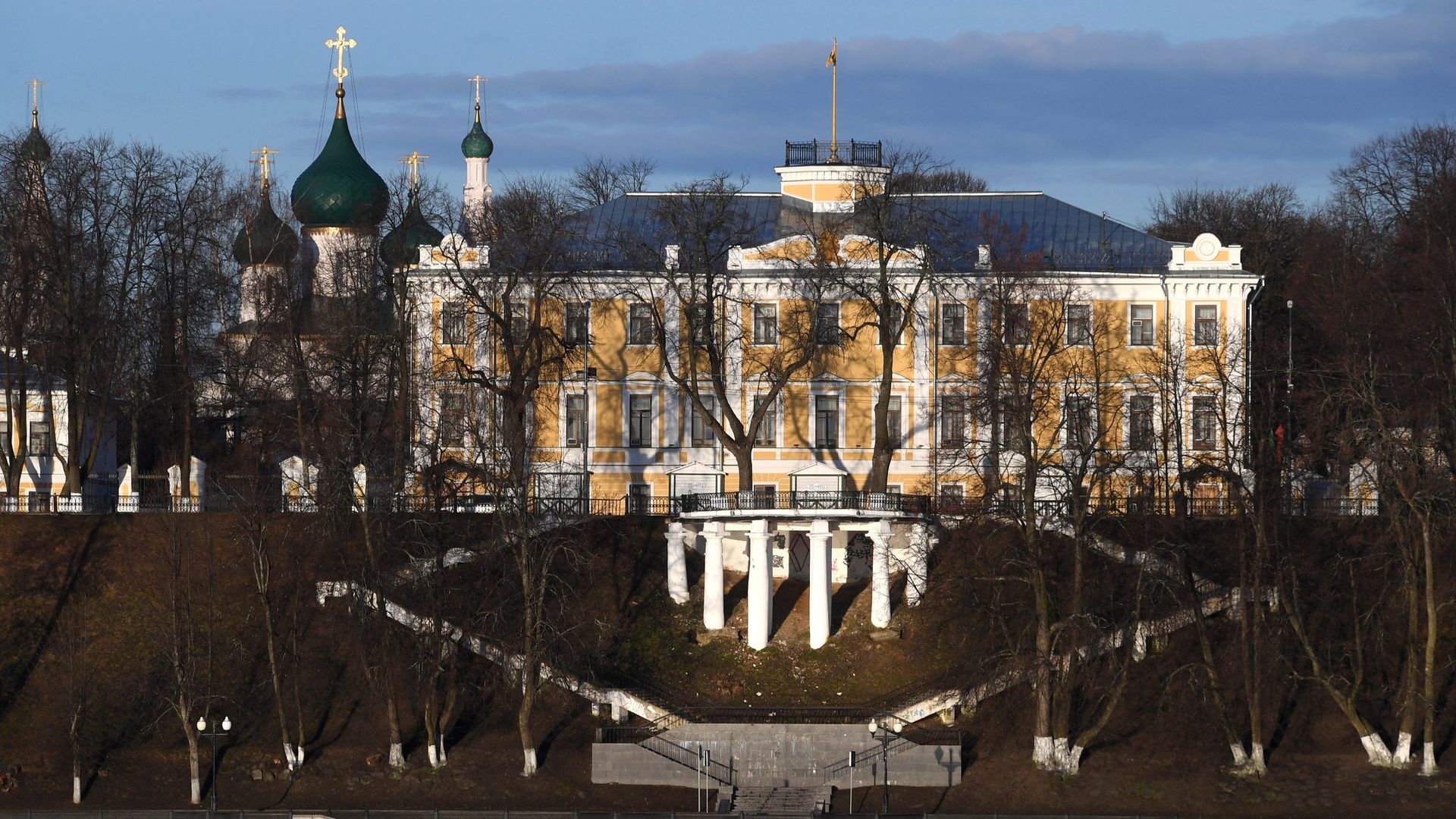 Вид на набережную в Ярославле - РИА Новости, 1920, 30.12.2021