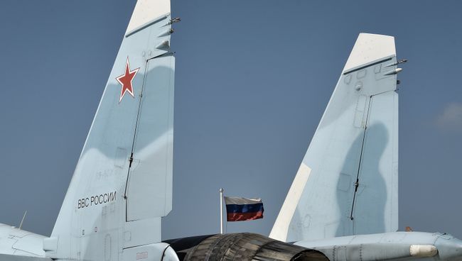 Истребитель СУ-30 СМ на авиабазе Хмеймим. Архивное фото Истребитель СУ-30 СМ на авиабазе Хмеймим. Архивное фото