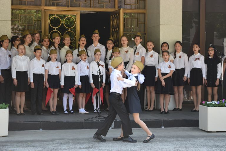 Во время акции Бессмертный полк в Токио, Япония. 5 мая 2018 Во время акции Бессмертный полк в Токио, Япония. 5 мая 2018