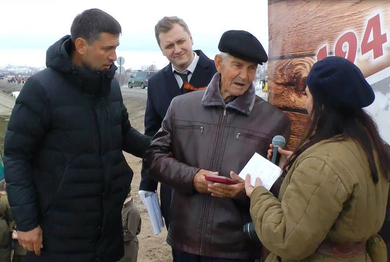 Вручение награды брата Нури Белялову
