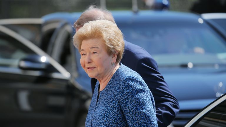 Наина Ельцина перед началом церемонии инаугурации президента РФ Владимира Путина в Кремле. 7 мая 2018 Наина Ельцина перед началом церемонии инаугурации президента РФ Владимира Путина в Кремле. 7 мая 2018