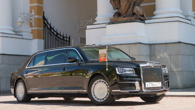 Автомобиль Aurus кортежа президента РФ Автомобиль Aurus кортежа президента РФ