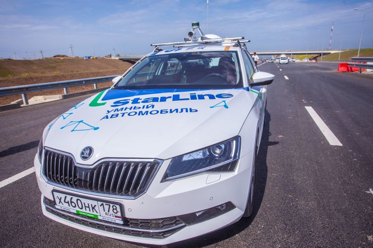 Тестовые испытания российских беспилотных автомобилей на автоподходах к Крымскому мосту Тестовые испытания российских беспилотных автомобилей на автоподходах к Крымскому мосту