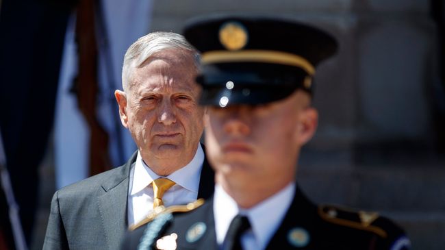 Министр обороны США Джеймс Мэттис. Архивное фото