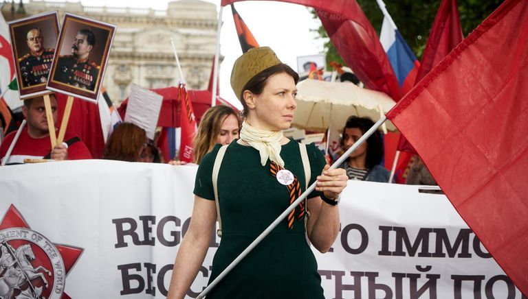 Участники акции Бессмертный полк в Риме Участники акции Бессмертный полк в Риме