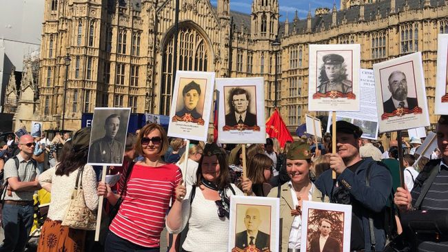 Акция Бессмертный полк в Лондоне. 9 мая 2018 года Акция Бессмертный полк в Лондоне. 9 мая 2018 года