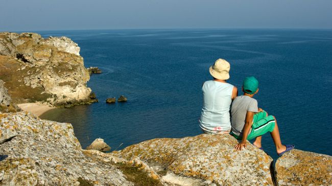 Генеральские пляжи на Азовском море в Крыму. Архивное фото
