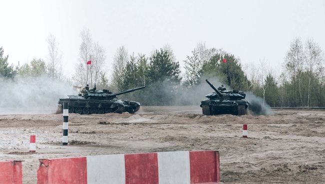 Всеармейские соревнования Танковый биатлон и Суворовский натиск в Амурской области Всеармейские соревнования Танковый биатлон и Суворовский натиск в Амурской области
