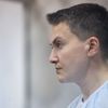  Надежда Савченко во время рассмотрения вопроса о продлении срока её ареста на заседании Шевченковского районного суда в Киеве. 14 мая 2018