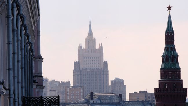 Здание министерства иностранных дел РФ. Архивное фото Здание министерства иностранных дел РФ. Архивное фото