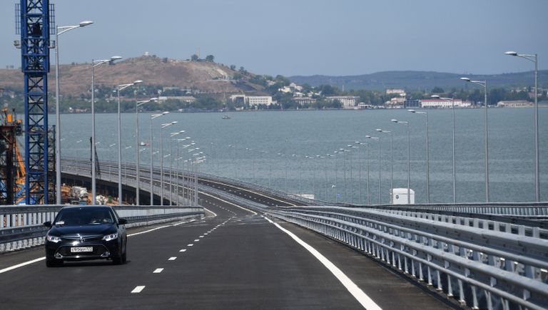 Открытие автомобильной части Крымского моста. 15 мая 2018 Открытие автомобильной части Крымского моста. 15 мая 2018