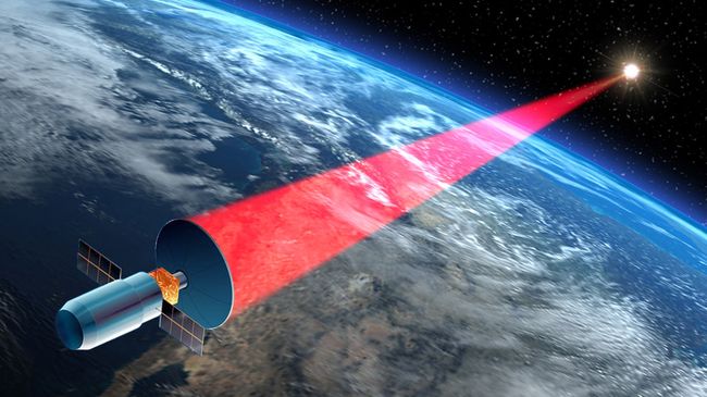 Уничтожение космического мусора лазером Уничтожение космического мусора лазером