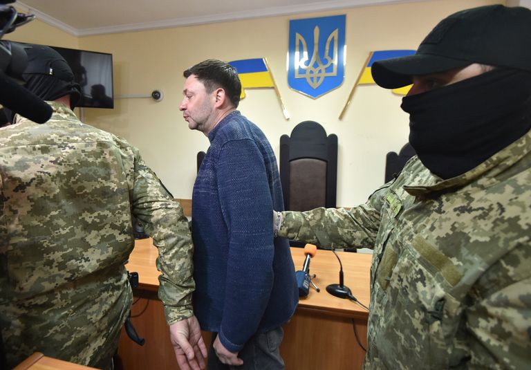 Арестованный Кирилл Вышинский после заседания суда в Херсоне Арестованный Кирилл Вышинский после заседания суда в Херсоне