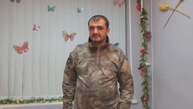 Командир подразделения Пятнашка Олег Мамиев. Архивное фото Командир подразделения Пятнашка Олег Мамиев. Архивное фото