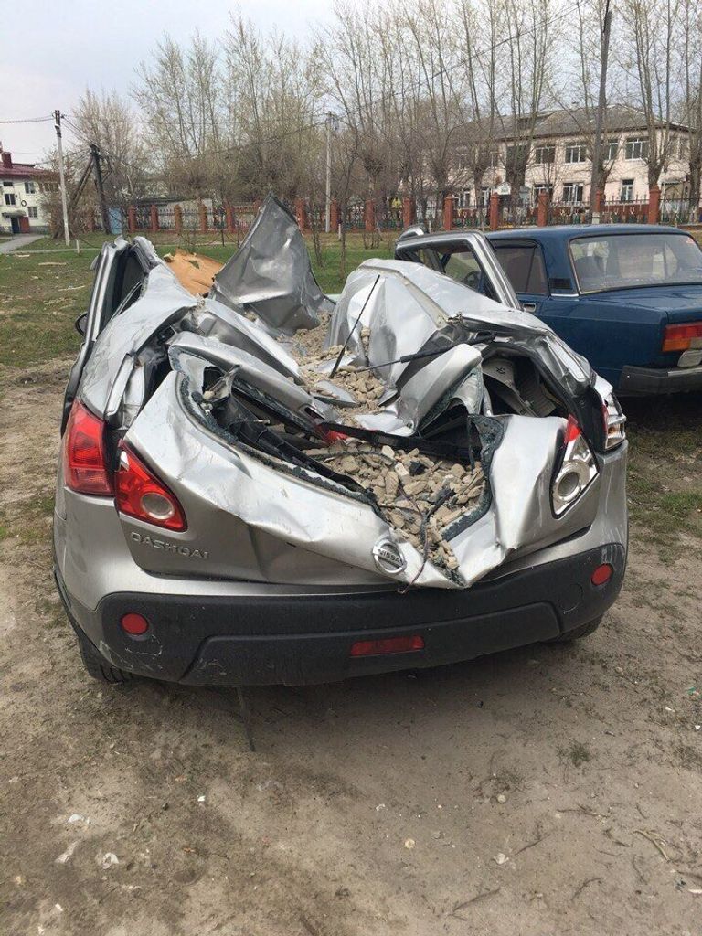 Последствия швалистого ветра в Тюмени Последствия швалистого ветра в Тюмени