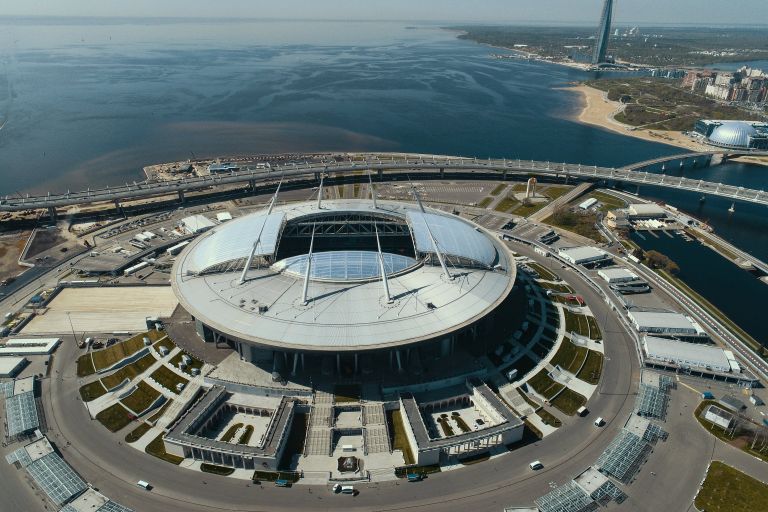 Стадион Санкт-Петербург, где пройдут матчи чемпионата мира по футболу 2018 Стадион Санкт-Петербург, где пройдут матчи чемпионата мира по футболу 2018