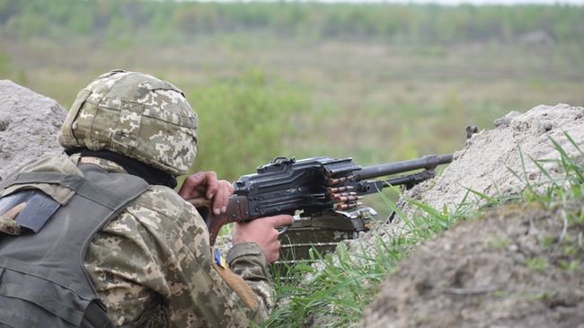 Украинский военнослужащий. Архивное фото