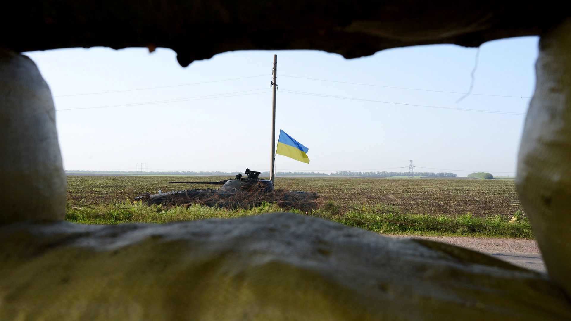 Танк украинской армии на Донбассе Танк украинской армии на Донбассе - РИА Новости, 1920, 16.06.2022