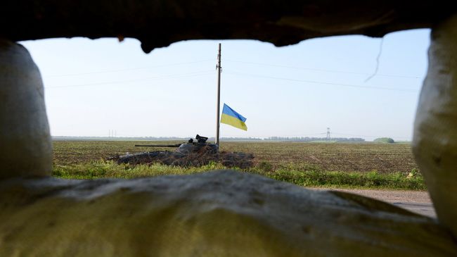 Танк украинской армии в Донбассе. Архивное фото