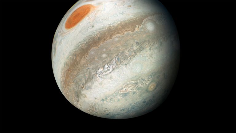 Новая фотография Юпитера, полученная зондом Juno Новая фотография Юпитера, полученная зондом Juno