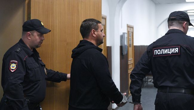 Бывший мэр Ялты Андрей Ростенко в Басманном районном суде Москвы. 23 мая 2018