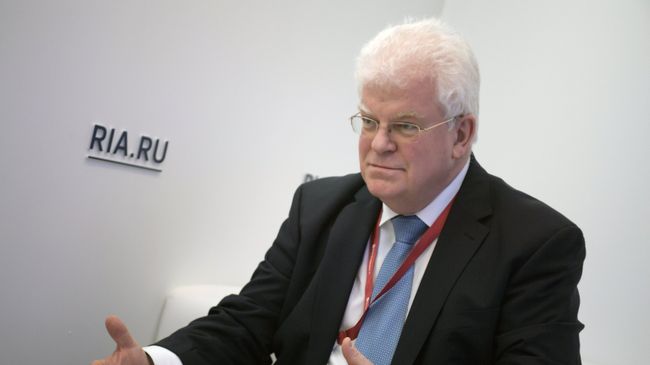 Постоянный представитель Российской Федерации при Европейском Союзе Владимир Чижов на стенде Международного информационного агентства Россия сегодня на Петербургском международном экономическом форуме 2018 Постоянный представитель Российской Федерации при Европейском Союзе Владимир Чижов на стенде Международного информационного агентства Россия сегодня на Петербургском международном экономическом форуме 2018